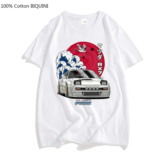 Anime Streetwear Cotton Tee